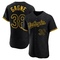 Black Eric Gagne Men's Los Angeles Dodgers Snake Skin City Jersey - Authentic Big Tall