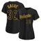 Black Eric Gagne Women's Los Angeles Dodgers Snake Skin City Jersey - Replica Plus Size