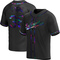 Black Holographic Eric Gagne Men's Los Angeles Dodgers Alternate Jersey - Replica Big Tall