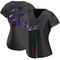 Black Holographic Eric Gagne Women's Los Angeles Dodgers Alternate Jersey - Replica Plus Size