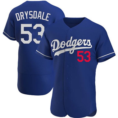 Royal Don Drysdale Men's Los Angeles Dodgers Alternate Jersey - Authentic Big Tall