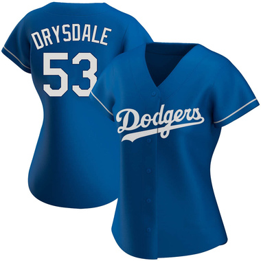 Royal Don Drysdale Women's Los Angeles Dodgers Alternate Jersey - Replica Plus Size