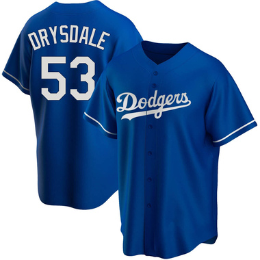 Royal Don Drysdale Youth Los Angeles Dodgers Alternate Jersey - Replica