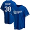 Royal Eric Gagne Men's Los Angeles Dodgers Alternate Jersey - Replica Big Tall