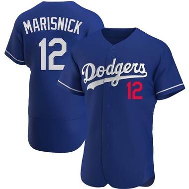 Royal Jake Marisnick Men's Los Angeles Dodgers Alternate Jersey - Authentic Big Tall