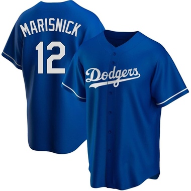 Royal Jake Marisnick Men's Los Angeles Dodgers Alternate Jersey - Replica Big Tall