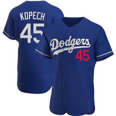 Royal Michael Kopech Men's Los Angeles Dodgers Alternate Jersey - Authentic Big Tall