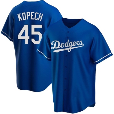 Royal Michael Kopech Men's Los Angeles Dodgers Alternate Jersey - Replica Big Tall