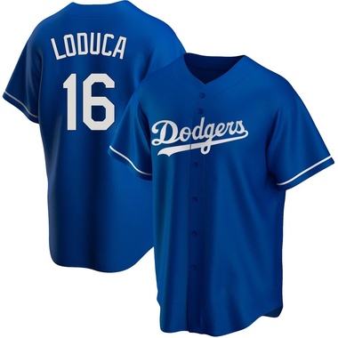 Royal Paul Loduca Men's Los Angeles Dodgers Alternate Jersey - Replica Big Tall