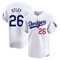 White Chase Utley Men's Los Angeles Dodgers Home Jersey - Limited Big Tall