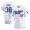 White Eric Gagne Men's Los Angeles Dodgers 2024 World Tour Seoul Series Home Jersey - Limited Big Tall