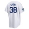 White Eric Gagne Men's Los Angeles Dodgers 2024 World Tour Seoul Series Home Jersey - Replica Big Tall