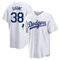 White Eric Gagne Men's Los Angeles Dodgers 2024 World Tour Seoul Series Home Jersey - Replica Big Tall