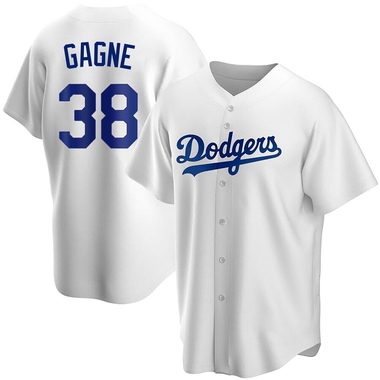 White Eric Gagne Men's Los Angeles Dodgers Home Jersey - Replica Big Tall