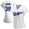 White Eric Gagne Women's Los Angeles Dodgers Home Jersey - Authentic Plus Size