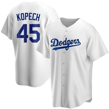 White Michael Kopech Youth Los Angeles Dodgers Home Jersey - Replica